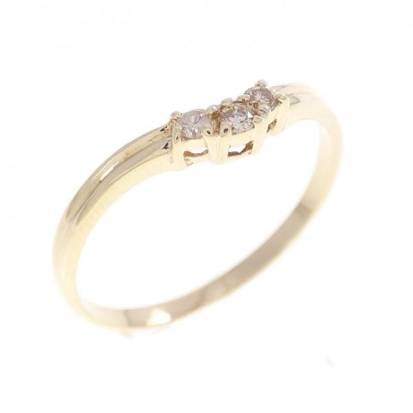 レディースアクセサリー K9YG ダイヤモンド リング 0.06CT