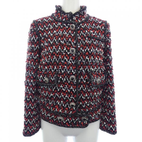 シャネルジャケット 楽天市場】【CHANEL】シャネル『ツイード切替 ダウンジャケット