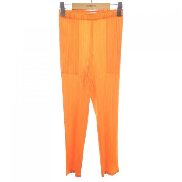 美品　PLEATS PLEASE プリーツプリーズパンツ 薄卵色　サイズ３ プリーツプリーズ PLEATS PLEASE PP71-JF165 パンツ : KOMEHYO