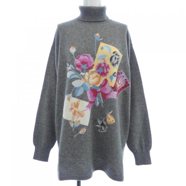 【美品】レオナールスポーツ　長袖ニット　セーター　ピエロデザイン　ウール　日本製 Yahoo!オークション - LEONARD SPORT レオナール スポーツ