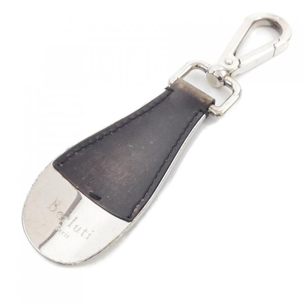 Berluti キーリング ブラック・シルバー ベルルッティ Berluti KEY HOLDER : KOMEHYO ONLINESTORE Yahoo!店