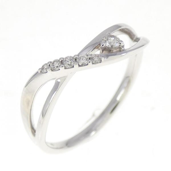 K18WG ダイヤモンド リング : KOMEHYO ONLINESTORE Yahoo!店 - 通販