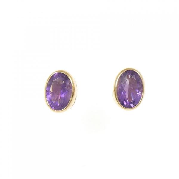 K18YG アメジスト ピアス : KOMEHYO ONLINESTORE Yahoo!店 - 通販
