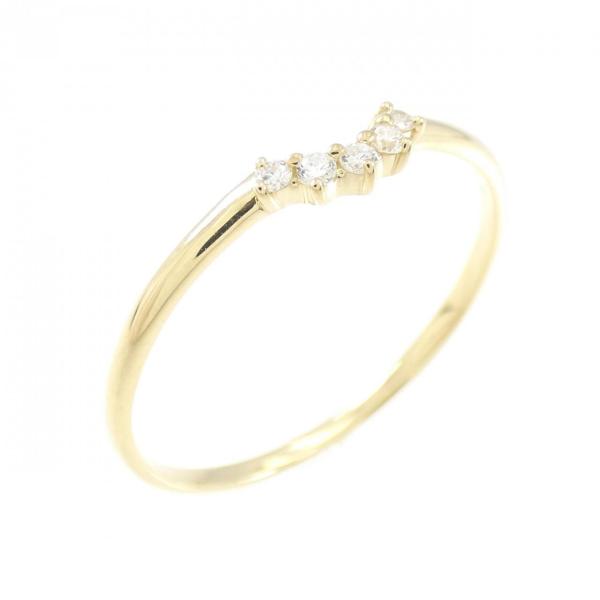 リメイク】K18YG ダイヤモンド リング 0.05CT : 270-003-881-1590  