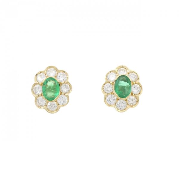 K18YG エメラルド ピアス 0.88CT : KOMEHYO ONLINESTORE Yahoo!店