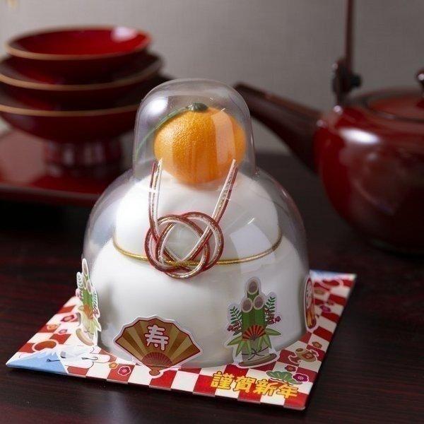IRIS OHYAMA（アイリスオーヤマ） 鏡餅 鏡もち 正月飾り 橙付き ミニ