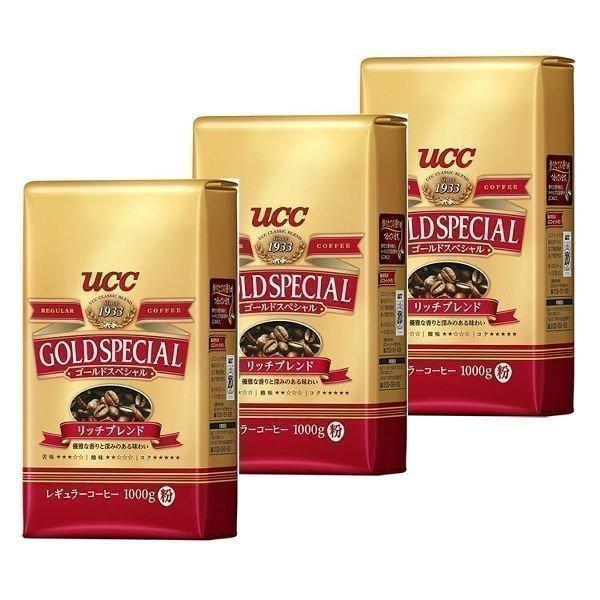 UCC GOLD SPECIAL リッチブレンド 1000g 3袋セット EC限定】UCC ゴールドスペシャル リッチブレンド 1000g （粉） | UCC コーヒー