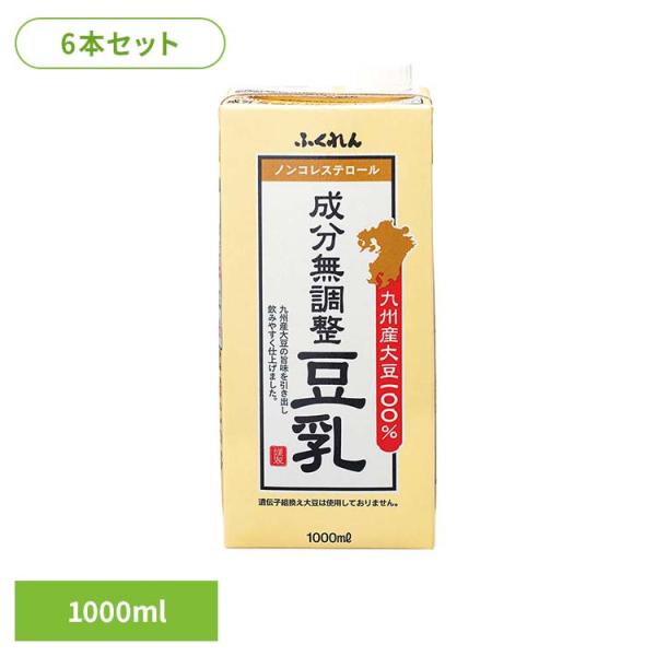 他サイト： 豆乳 無調整 100ml 無調整豆乳 ノンコレステロール 大豆100％ イソフラボン 大豆イソフラボン コレステロールゼロ 九州産の商品画像