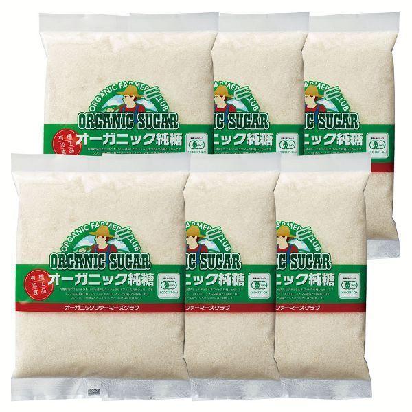砂糖 400g 純糖 6袋 OFCオーガニック純糖  オーガニック
