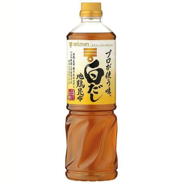 他サイト： 白だし 1L 大容量  めんつゆ 調味料 だし うどん 濃縮 プロが使う味 65020 ミツカン (D)の商品画像