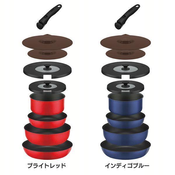 THERMOS 取っ手のとれるフライパン9点セット KSC-9A THERMOS（サーモス） 取っ手のとれるフライパン9点セットCA KSC-9A BTR