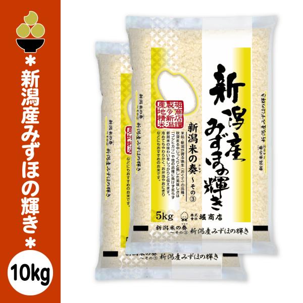 令和7年産 新潟産みずほの輝き 10kg (5kg x 2袋) 五ツ星お米マイスター 厳選 新規開店 セール 開催中