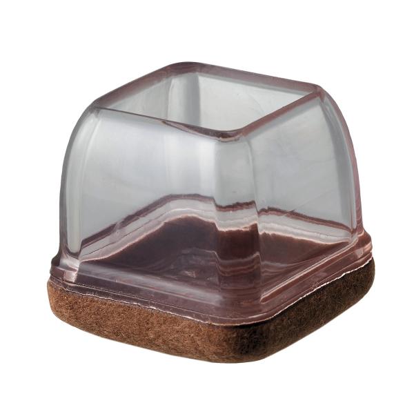 キャップ部がエラストマー樹脂でやわらかく伸びるので脚にしっかりフィット。