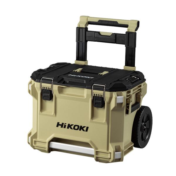 大容量57.5L  伸縮ハンドル、タイヤ付き （収納例 丸のこ、セーバーソ）●商品画像はツールボックス（Ｍ）、ツールボックス（Ｌ）、キャリーボックス組合せ例となります。