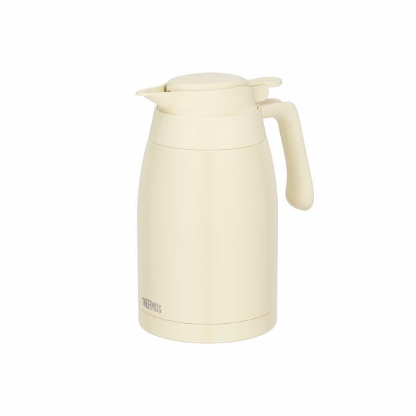 広口設計で使いやすい食洗機対応の卓上ポット