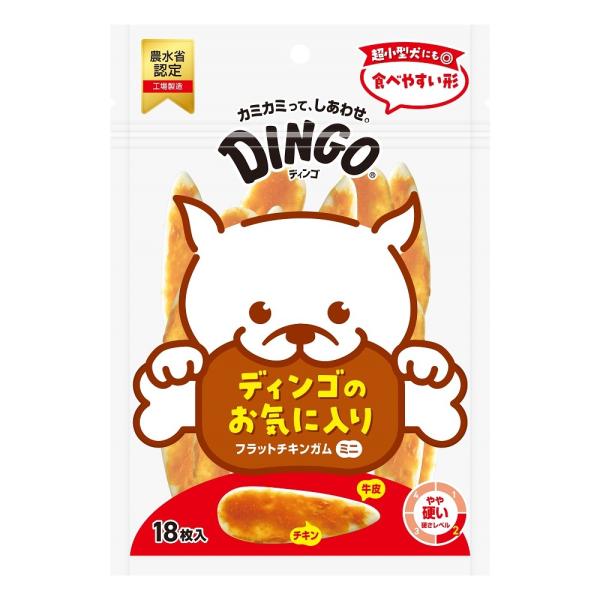 他サイト： ディンゴ　フラットチキンガムミニ　１８枚入りの商品画像