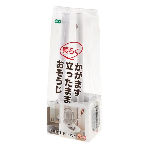 ・かがまず立ったままお掃除！・水切れの良いブラシ。・差し込むだけでロングブラシに。・目立たないスリム収納。※強い負荷をかけると折れる可能性があります。