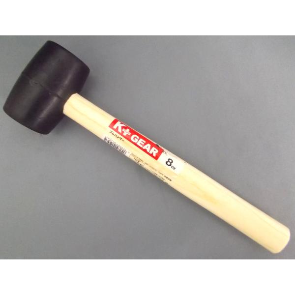 傷をつけにくい、ゴム製ハンマー