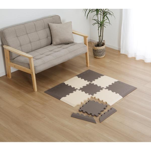 防音対策におすすめ厚手ジョイントマット。斜めふち付きで段差も解消。