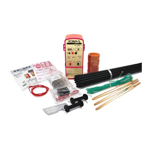 電気柵アニマルアース 菜園100mセット KP−100NR : コメリ