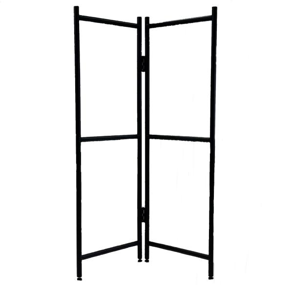 ２×４材をのせるだけ簡易作業台やインテリアラックに。　 ※本品は１台入りです。必ず２台セットでご使用ください。