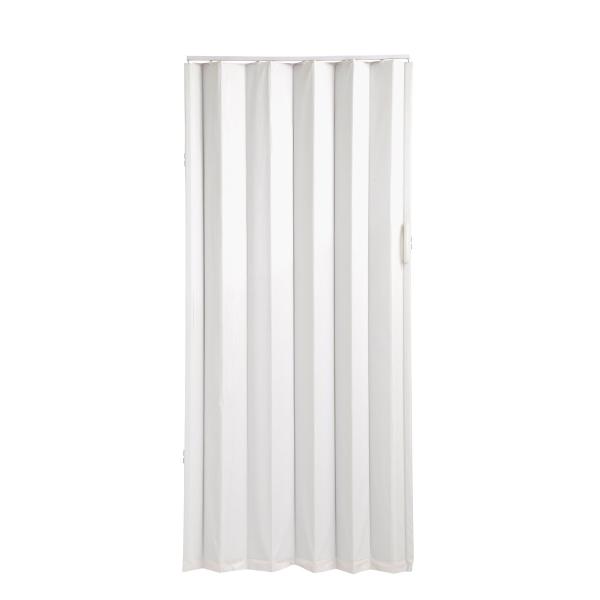 人気ホワイトウッド調の間仕切りアコーディオンドア