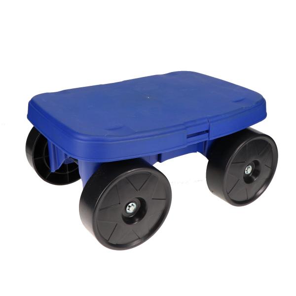 座ったまま移動できる。長時間の作業が楽に！