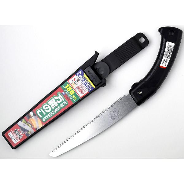 石鋸工業 刃多楽 サヤ付万能ノコ 180mm 本体 No．INK