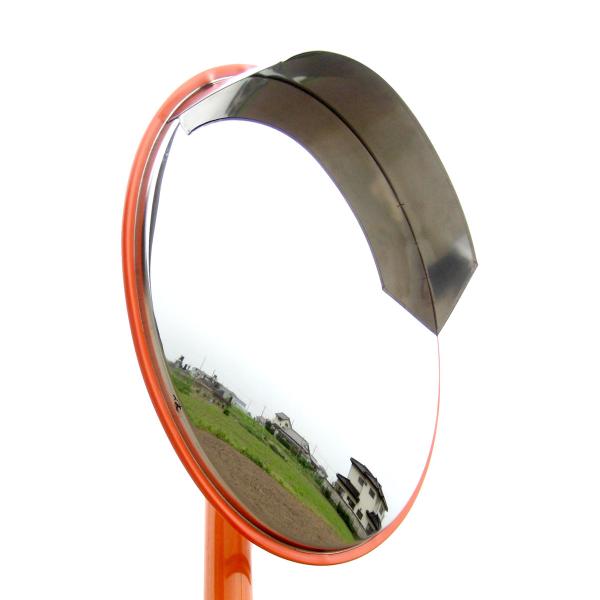 サビに強いステンレス仕様！　 大きな５００ｍｍミラーで広い視界を確保します。　 単管にも取付けできます。