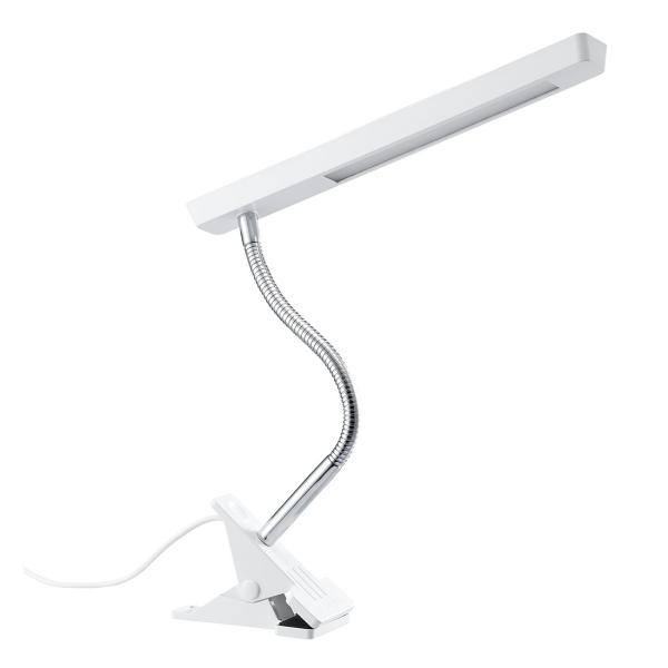 パソコンからでも点灯可能なＵＳＢクリップライト面発光で広く照らせますフレキシブルアームで光を当てたい場所を自在に変えられます