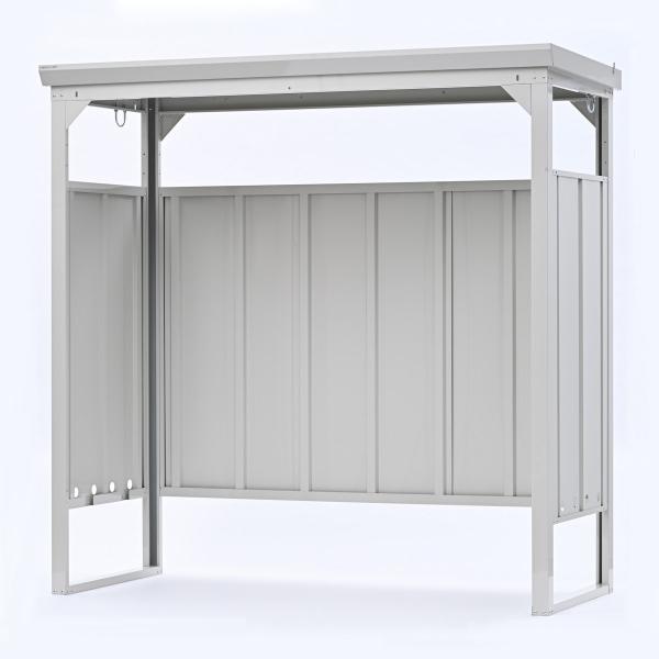 三面を囲い、横からの雨の吹込みや風から自転車を守ります