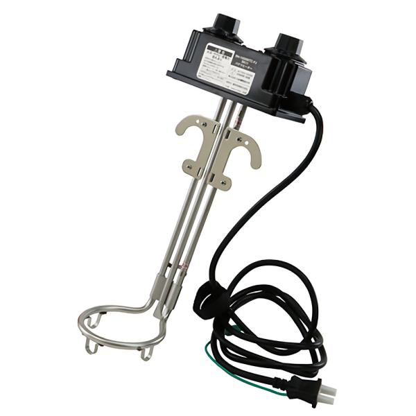 安全・安心。過昇防止センサー、温度調整、タイマー付きの充実装備バケツヒーター