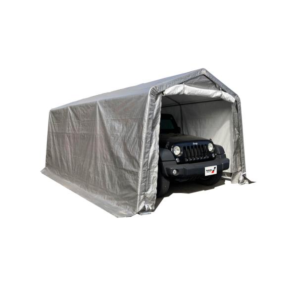 簡易車庫　簡易集会テント　 ※手軽で簡易的な使用を想定しています。積雪には非対応となっております。降雪時期は解体の後、保管ください。