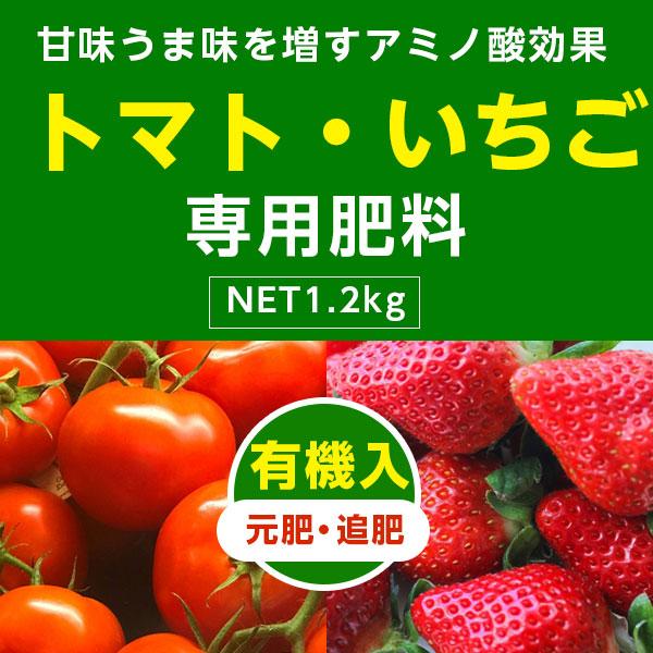 トマト いちご専用肥料 1.2kg アミノール化学研究所 元肥 追肥 有機入アミノ酸肥料 肥料 園芸資材 人気 おすすめ 動物有機 植物有機 高品質 使いやすい 粒状