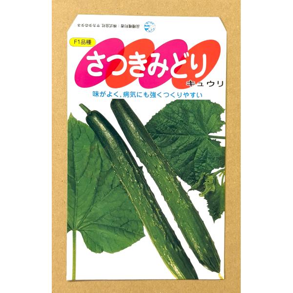 ３袋以上でクーポン割引  さつきみどり キュウリ 種 17粒 きゅうり 胡瓜 野菜種 野菜 園芸 栽培 種まき 野菜の種 小袋 人気 おすすめ 種子 たね タネ