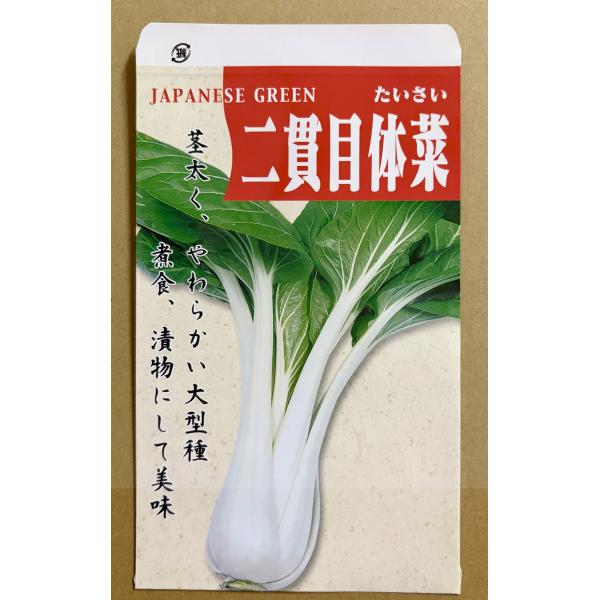3袋以上でクーポン割引 二貫目体菜 5ml 種 たいな タイナ たいさい タイサイ 送料無料 小袋 野菜 園芸 人気 栽培 種子 野菜の種 たね 美味しい 安い おすすめ