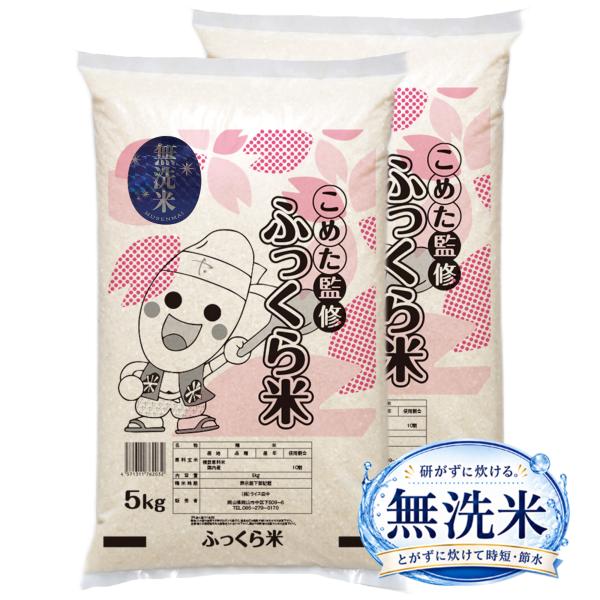 【爆買SALE 5,980円→5,480円】令和7年 無洗米 国内産 こめたくん 無洗米  10kg (5kg×2個) お米 送料無料 白米 米