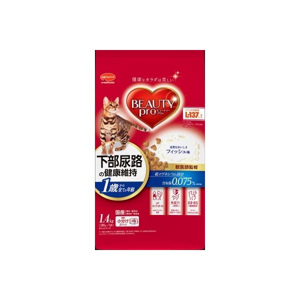 日本ペットフード ビューティプロ猫下部尿路1−10歳 1．4kg