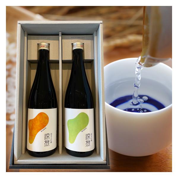 美味しんぼ 20枚セット ポイント3倍】日本酒 新潟のお酒飲み比べセット 深然ーMIZENー