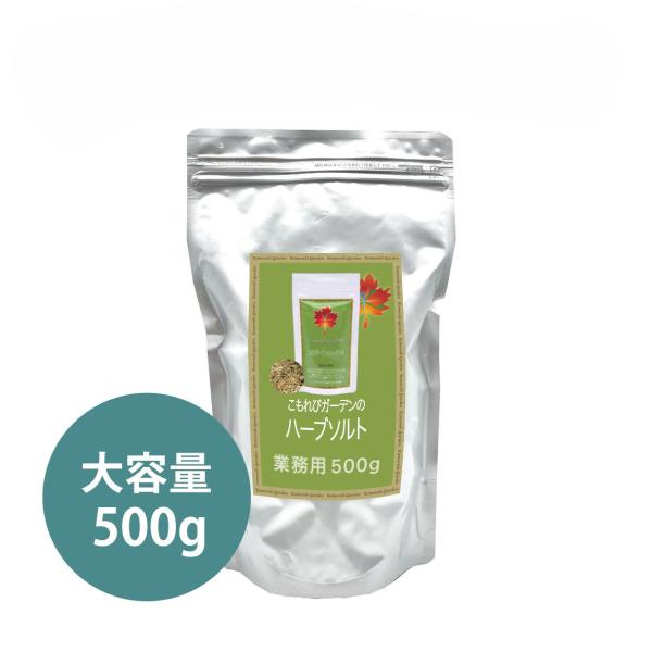 【送料無料！お得なビッグサイズ】こもれびガーデンの無添加ハーブソルト500g（ゲランド塩使用）