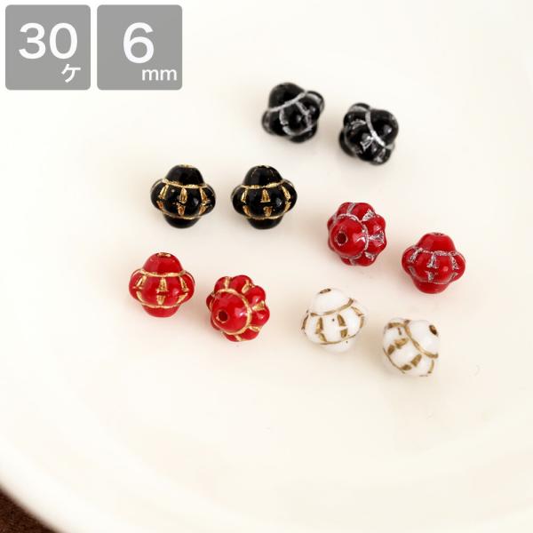 ハンドメイド 赤と黒のビーズアクセサリー komorebista_be03028