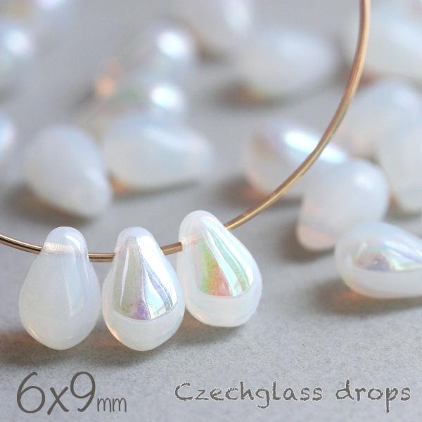 No.207 チェコドロップビーズのピアス ハンドメイド No.207 チェコドロップビーズのピアス ハンドメイド No.207