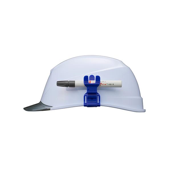 耳に鉛筆をかける感覚で使える　仕事をするプロの必需品　タニザワ　ヘルメットのペンホルダー　ST#6751　溝付きヘルメット、溝なしヘルメット　どちらも対応！　兼用タイプ　※本製品は「野球帽型」と「全周つば付き型」の保護帽には取付けられません...