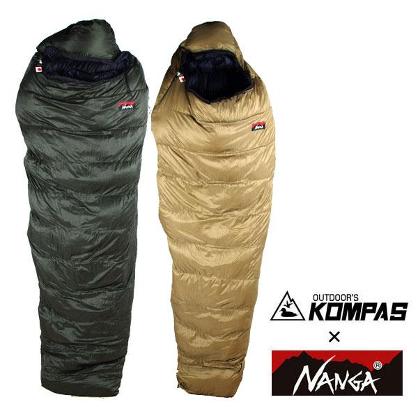 NANGA - 【新品】ナンガ NANGA×KOMPASシュラフ600DX KHAカーキ NANGA ナンガ NANGA×KOMPASオリジナルダウンシュラフ600DXロング
