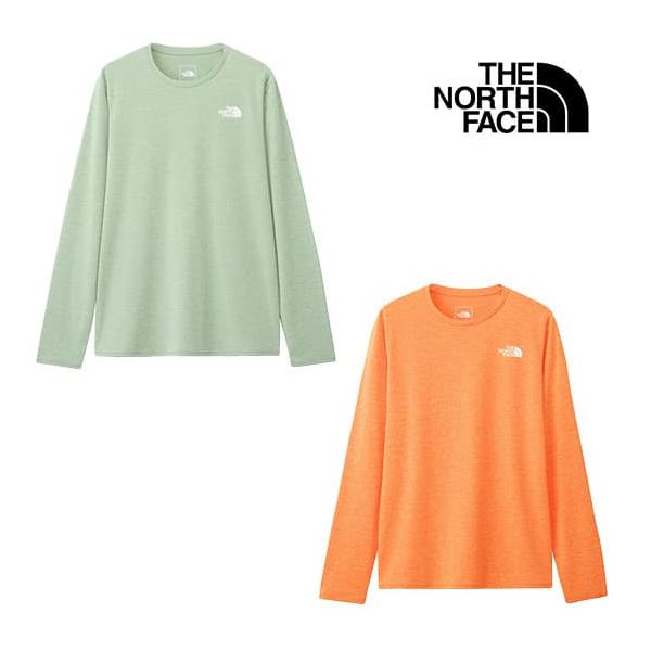 ザノースフェイス ロングスリーブGTDメランジクルー NTW12597 レディース/女性用 長袖Tシャツ L/S GTD MELANGE CR 2025年春夏新作