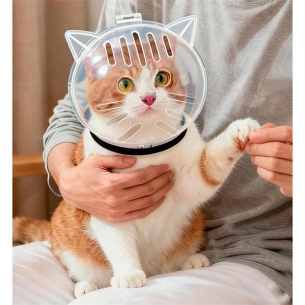 2個 猫用マスク ネコ用ヘッドカバー 猫用フェイスカバー 爪切り用 グルーミング用キャットフードとブーツ 抗引っ掻きペットアクセサリー