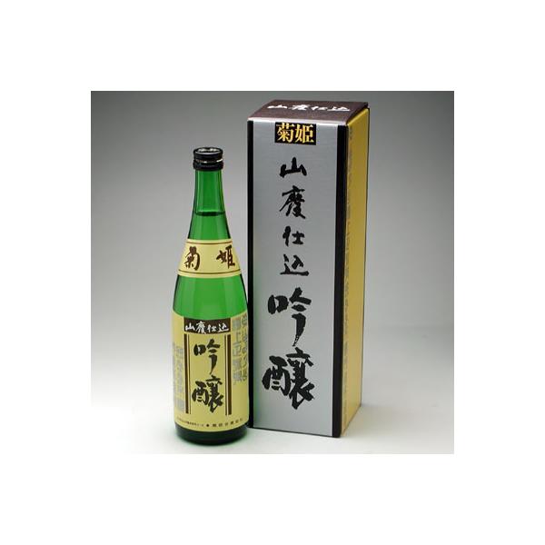 石川県の地酒　菊姫 山廃吟醸 720ml