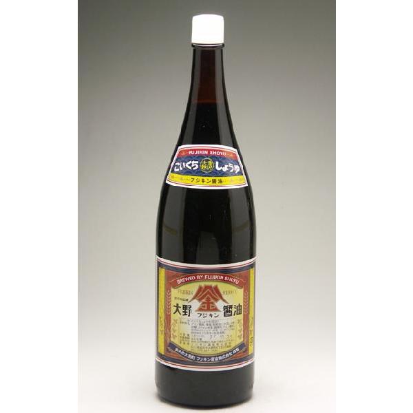 金沢・大野 フジキン醤油 こいくち1800ml