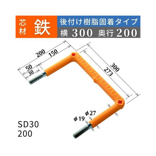 フレックスシステム アメニティステップ 後付け樹脂固着タイプ 芯材