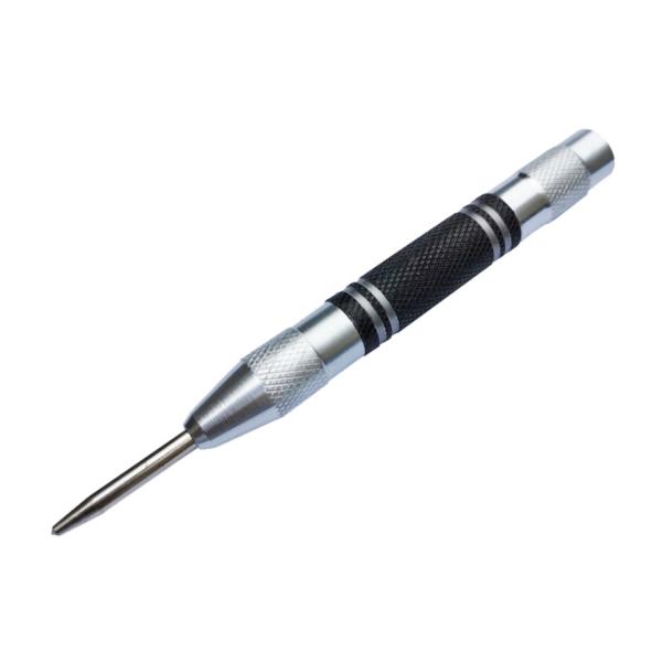 □□□　商品概要　□□□片手で押し込むだけで、打ち込みできるオートセンターポンチです。ローレット加工が手滑りを防ぎ、しっかりと握って作業できます。ステンレス、木材、プラスチックなど、さまざまな素材に使用できます。□□□　商品説明　□□□材質...